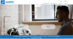 Desktop Screenshot of judgmentmarketplace.com